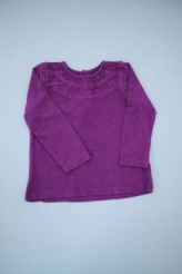 Tee-shirt brodé violet  Bout'chou