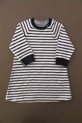 Robe rayée jersey lourd  Petit Bateau