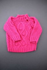 Pull torsadé rose neuf  Petit Bateau