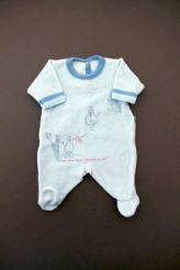 Pyjama bleu doux chaud  Petit Bateau