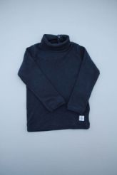 Sous-pull bleu 100% laine  Petit Bateau