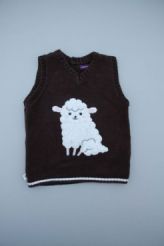 Pull tricot doux marron  Sergent Major