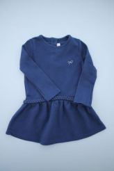 Robe habillée bleue hiver  Lili Gaufrette