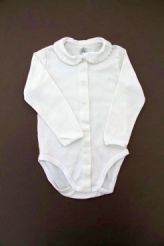 Body chaud écru à col  Petit Bateau