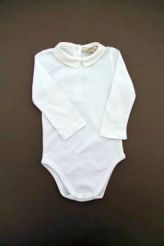 Body blanc col chemise  Cyrillus