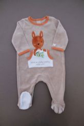 Pyjama velours écureuil  Sergent Major
