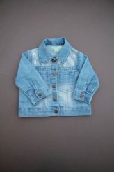 Veste en denim mi-saison  Mes petits cailloux