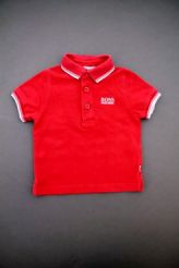 Polo jersey rouge été  Hugo Boss