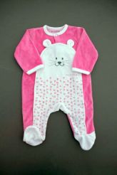 Pyjama chat en velours  Sucre d'Orge