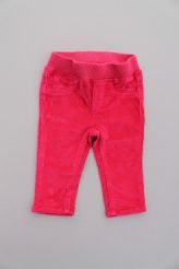 Slim velours rose fuchsia   babyGap