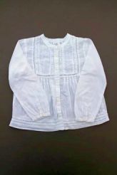 Blouse brodée blanche  Zara