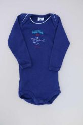 Body bleu petit pilote  Petit Bateau