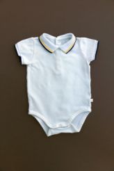 Body blanc à col polo  Jacadi