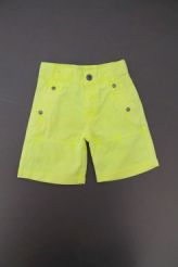 Bermuda jaune fluo léger  3 pommes