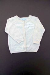Gilet tricot coton écru  Vertbaudet