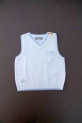 Pull tricot coton blanc  Vertbaudet