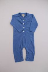 Pyjama coton doux bleu  kids case