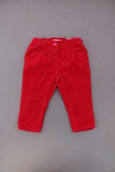 Pantalon velours rouge  bout'chou