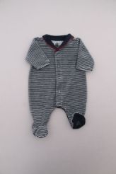 Pyjama en velours rayé  Petit Bateau