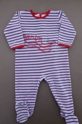Pyjama chaud en velours   Petit Bateau