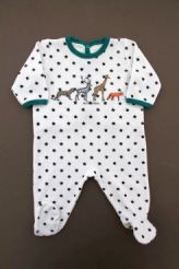 Pyjama en velours étoiles  Petit Bateau