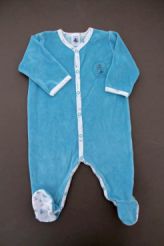 Dors-bien velours bleu  Petit Bateau