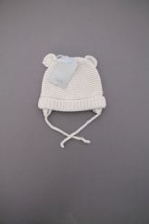 Bonnet tricot écru neuf  Zara Baby