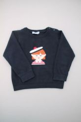 Pull tricot coton marine  Jacadi