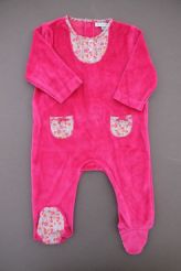 Pyjama fuchsia hiver neuf  DPAM Bébé