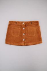 Jupe courte velours hiver  Vertbaudet