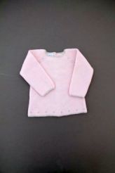 Pull maille laine rose  PAZ RODRIGUEZ