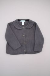 Gilet tricot gris foncé  Obaïbi