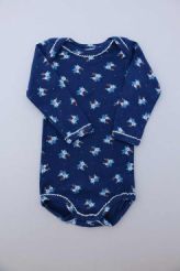 Body bleu imprimé fleuri  Petit Bateau