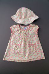 Robe et chapeau liberty   Petit Bateau