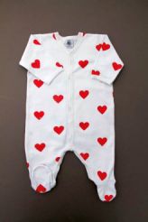 Pyjama cœurs mi-saison  Petit Bateau 