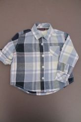Chemise lin coton rayée  Sergent Major