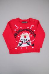 Pull rouge Noël neuf  Inextenso