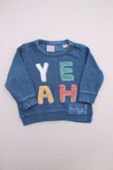 Sweat bleu aspect délavé  Zara