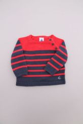 Pull tricot coton rayé  Petit Bateau
