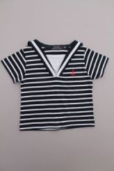 Tee-shirt col marin été  Les petits cœurs à la mer 