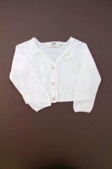 Gilet court coton blanc  Cyrillus