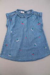 Robe chambray brodée  Tape à l'œil