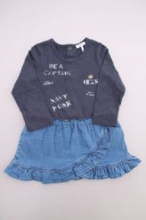 Robe bi-matières neuve  ikks