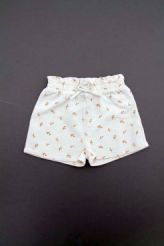 Short écru à fleurs été  Vertbaudet