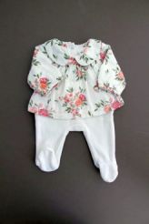 Pyjama blouse fleurie  Vertbaudet