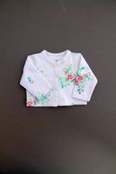Gilet molleton à fleurs  Petit Bateau