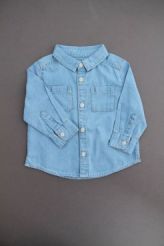 Chemise bleue mi-saison  Zara