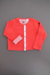 Cardigan orange doublé  Petit Bateau