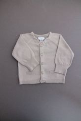 Gilet tricot doux taupe  Cyrillus