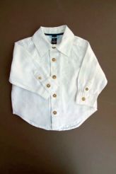 Chemise lin brodée neuve  babyGap